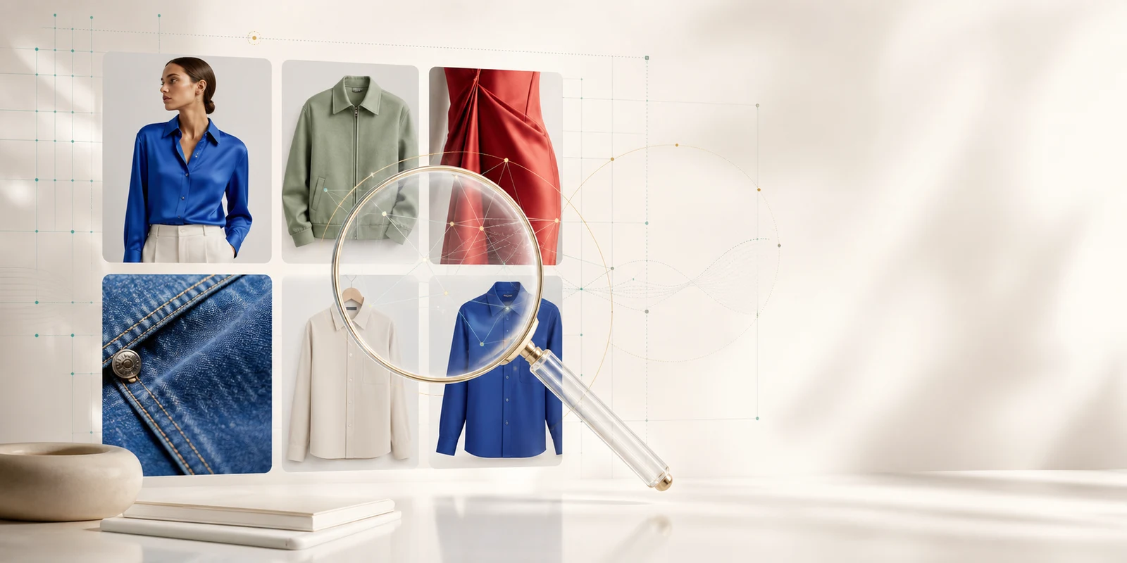 Semantic search for AI-generated product photos