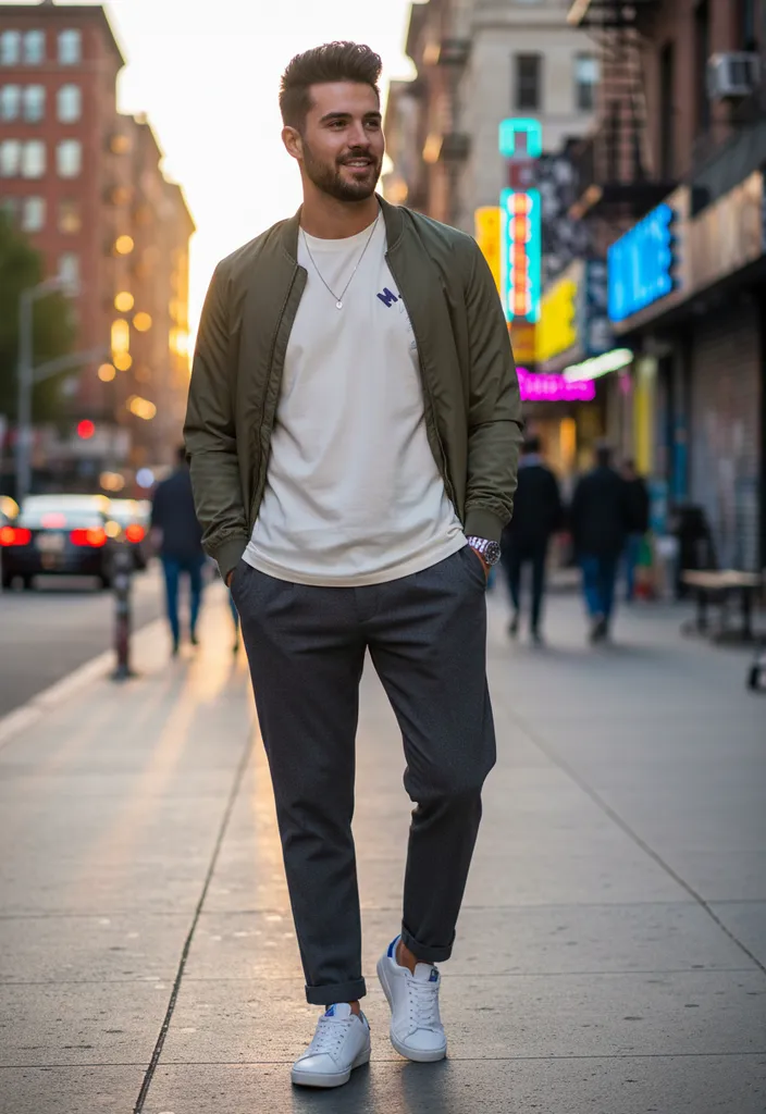 AI-generated fashion model in fashionable outfit